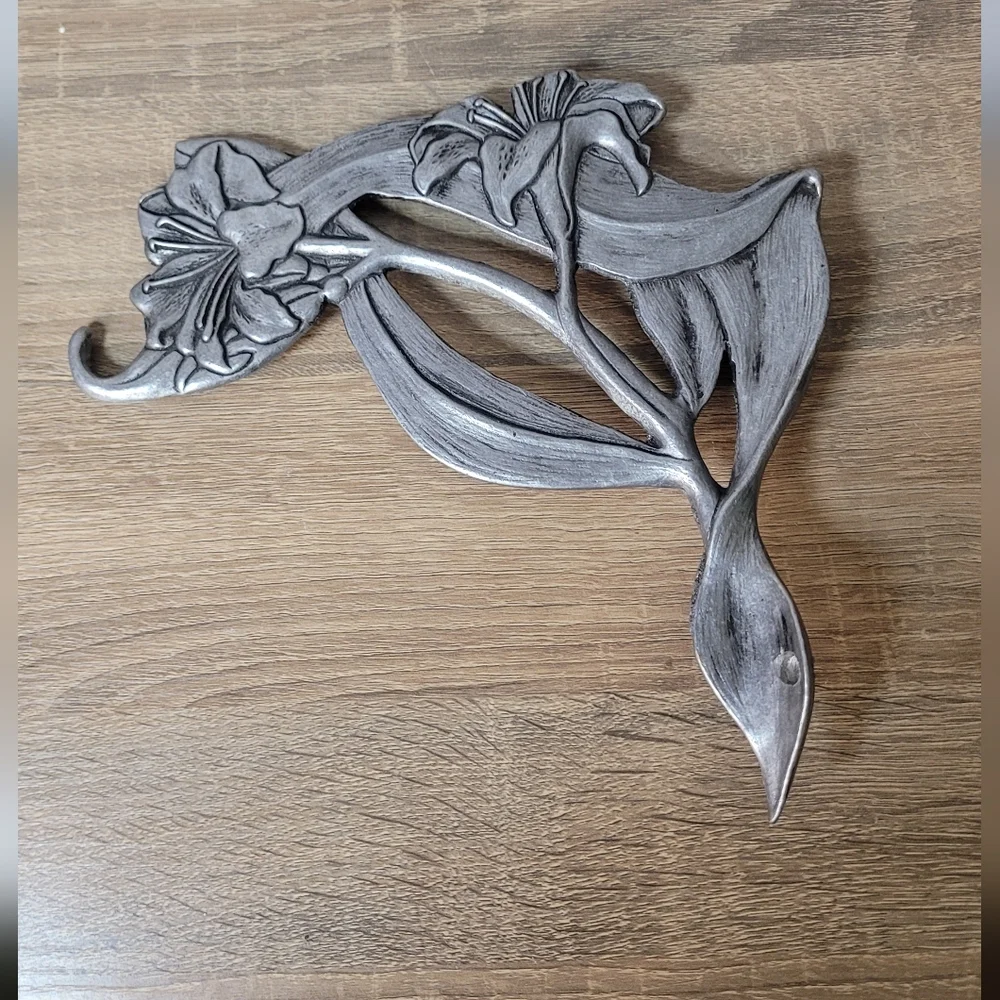 Hanging Plant Bracket Elegant Silver Wall Decor Hook